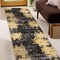 World Rug Gallery Abstract Design Distressed Non Shedding Soft Area Rug 2' x 7' Yellow 392YELLOW2x7 - alternate 2